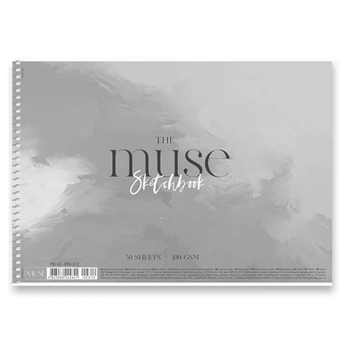 Hauptproduktbild Spirálový náčrtník Shkolyaryk Muse Sketch A4, 50 listů