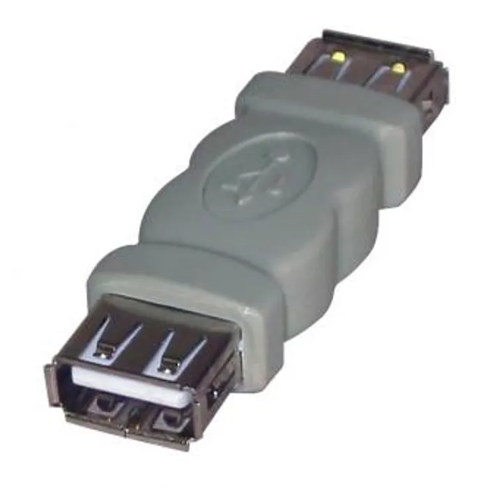Hauptproduktbild Spojka, (2.0), USB A (2.0) F-USB A (2.0) F, 0, šedá, Logo, blistr