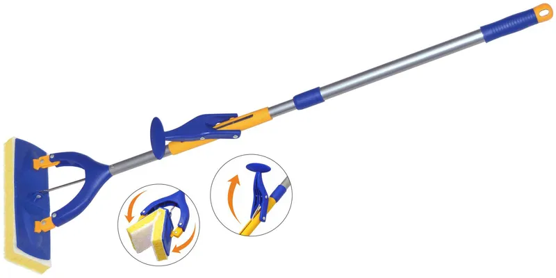 Hauptproduktbild Spokar Mop houbový, PVA houba - funkční plocha z mikrovlákna, teleskopická tyč 26,5x9,5x3