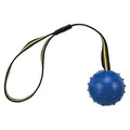 SPORTLICHER Ball hart auf Nylonband, Naturkautschuk 6 cm/35 cm