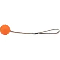 SPORTLICHER Ball hart auf Nylonband, Naturkautschuk 6 cm/35 cm