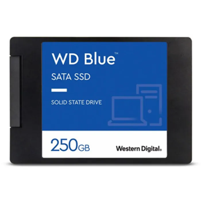 Hauptproduktbild SSD Western Digital 2.5", SATA III, 500GB, WD Blue 3D NAND, WDS500G3B0A, 560 MB/s-R, 510