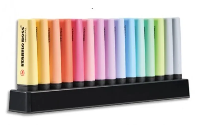 Hauptproduktbild STABILO BOSS zvýrazňovač ORIGINAL Pastel 15 ks Deskset