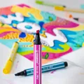 Weiteres Produktbild STABILO Pen 68 MAX Fasermarker mit Keilspitze – Set mit 20 Farben im ARTY-Blatt