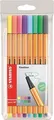 STABILO point 88 8-teiliges Set „Pastell“