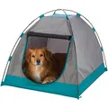 Weiteres Produktbild Zelt für Hunde STRONG Edition, dunkelgrau/petroleum 110 x 75 x 80 cm