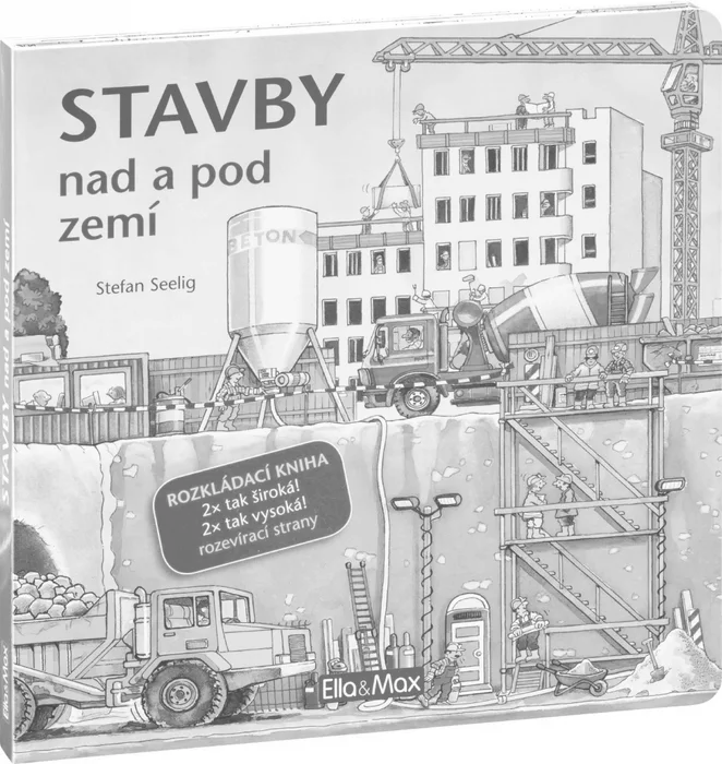 Hauptproduktbild STAVBY NAD A POD ZEMÍ – Velkoformátová rozkládací kniha