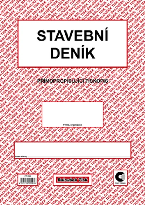 Hauptproduktbild Stavební deník A4 SP PT255