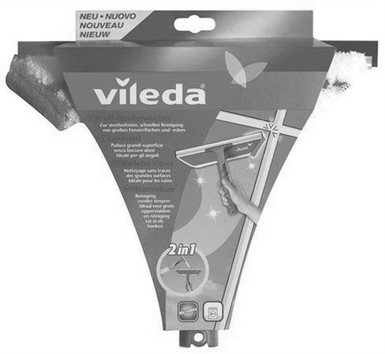 Hauptproduktbild Stěrka na okna s aktivním vláknem, VILEDA "2in1"