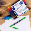 Weiteres Produktbild Pinselmarker „Brush Letter Duo“, Set, 12 Farben, 0,5-0,8/1,0-6,0 mm, doppelseitig, STAEDTL