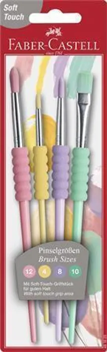 Hauptproduktbild Štěteček Faber-Castell Soft pastelové, 4 ks