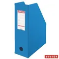 Weiteres Produktbild Zeitschriftenständer, klappbar, Vivida blau, 100 mm, PVC/Karton, ESSELTE