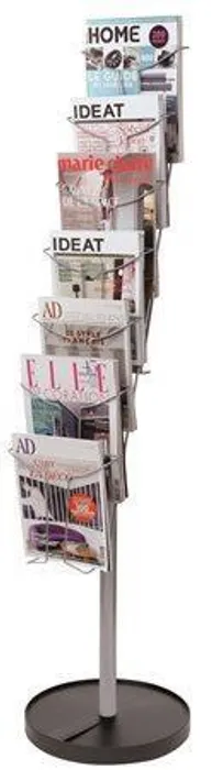 Hauptproduktbild Stojan na katalogy, šedý, 7 oddílů, ALBA