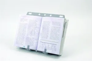 Buchstütze, FELLOWES "Booklift", silber