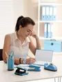 Schreibwarenhalter "JOY", blau, REXEL
