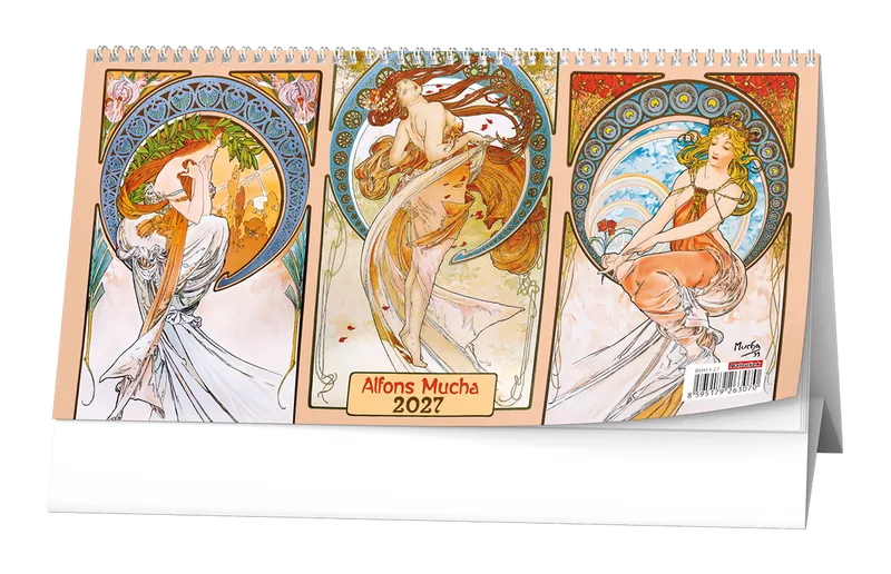 Hauptproduktbild Stolní čtrnáctidenní kalendář - Alfons Mucha 2027