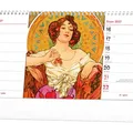 Weiteres Produktbild Tischkalender 14-Tage - Alfons Mucha 2027