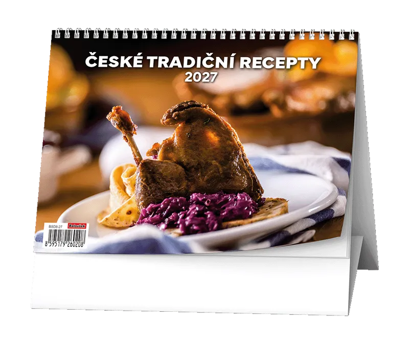Hauptproduktbild Stolní kalendář - České tradiční recepty