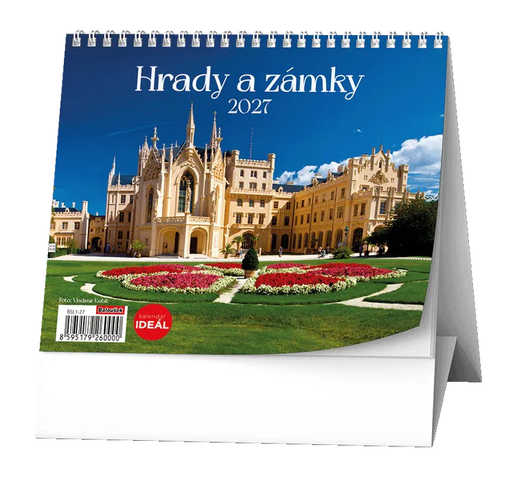 Hauptproduktbild Stolní kalendář - IDEÁL - Hrady a zámky