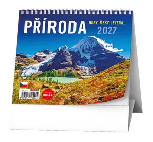 Tischkalender - IDEÁL - Natur, Berge, Flüsse, Seen…