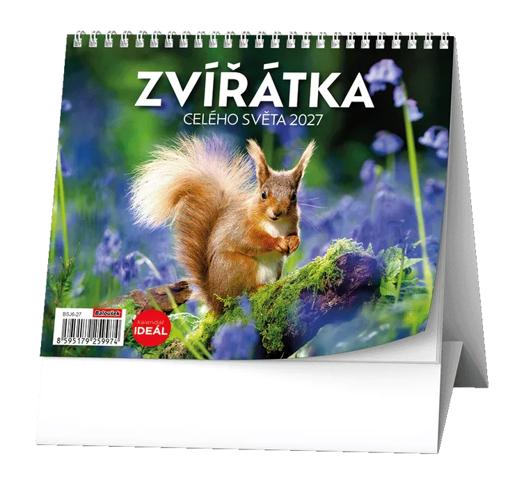 Hauptproduktbild Stolní kalendář - IDEÁL - Zvířátka celého světa