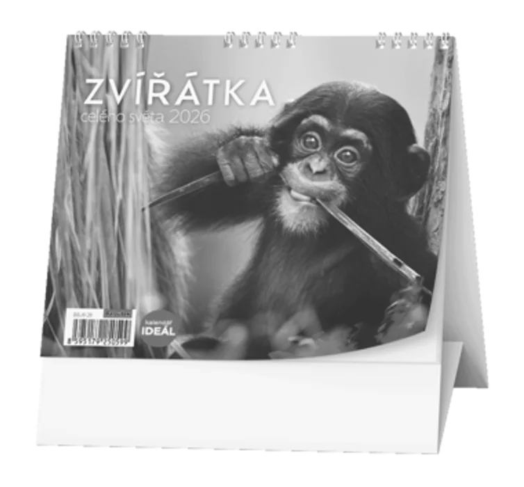 Hauptproduktbild Stolní kalendář - IDEÁL - Zvířátka celého světa