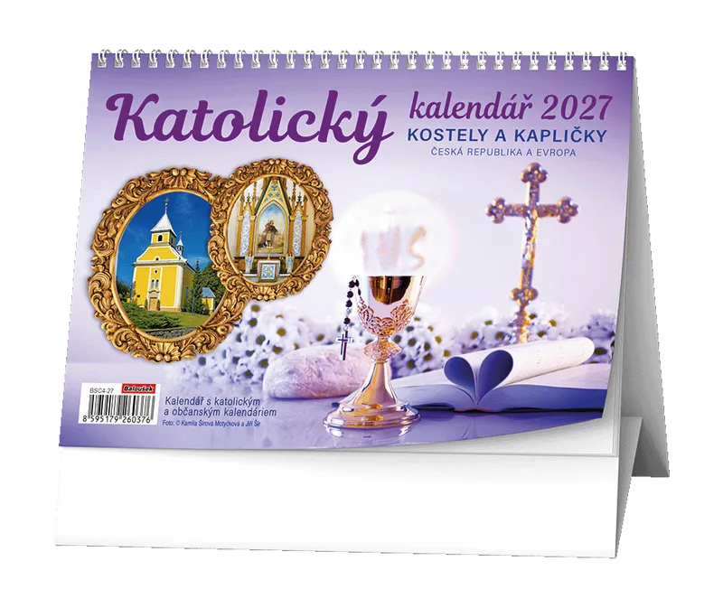 Hauptproduktbild Stolní kalendář - Katolický kalendář /kostely a kapličky/