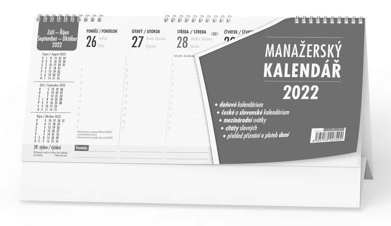 Hauptproduktbild Stolní kalendář - Manažerský kalendář (daně)