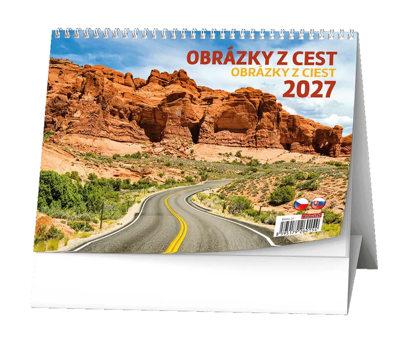 Hauptproduktbild Stolní kalendář - Obrázky z cest