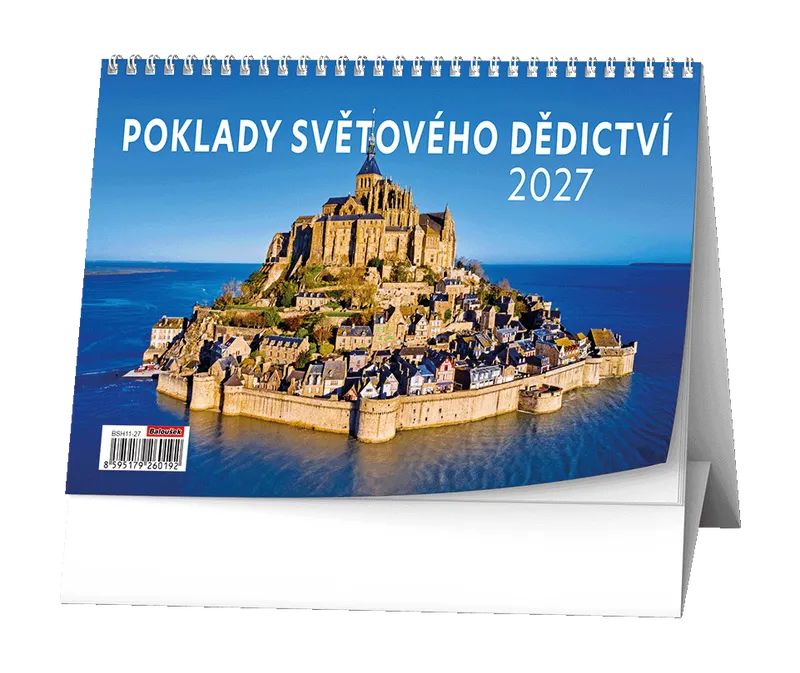 Hauptproduktbild Stolní kalendář - Poklady světového dědictví