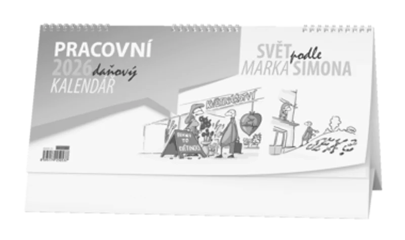 Hauptproduktbild Stolní kalendář - Pracovní daňový kalendář - Svět podle Marka Simona