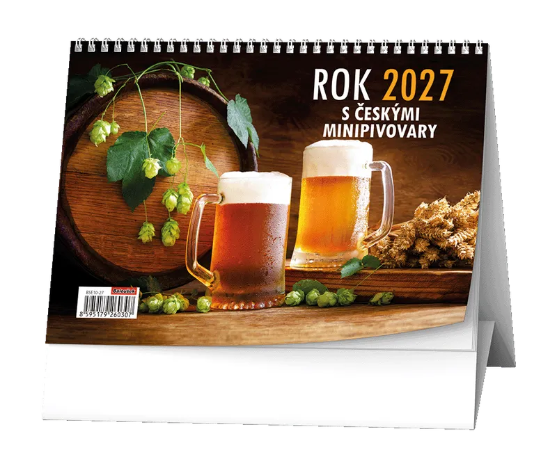Hauptproduktbild Stolní kalendář - Rok 2027 s českými minipivovary