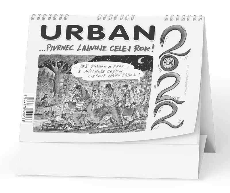 Hauptproduktbild Stolní kalendář - Urban 2022 - ...Pivrnec lajnuje celej rok!