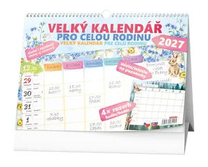 Tischkalender - Großer Kalender für die ganze Familie