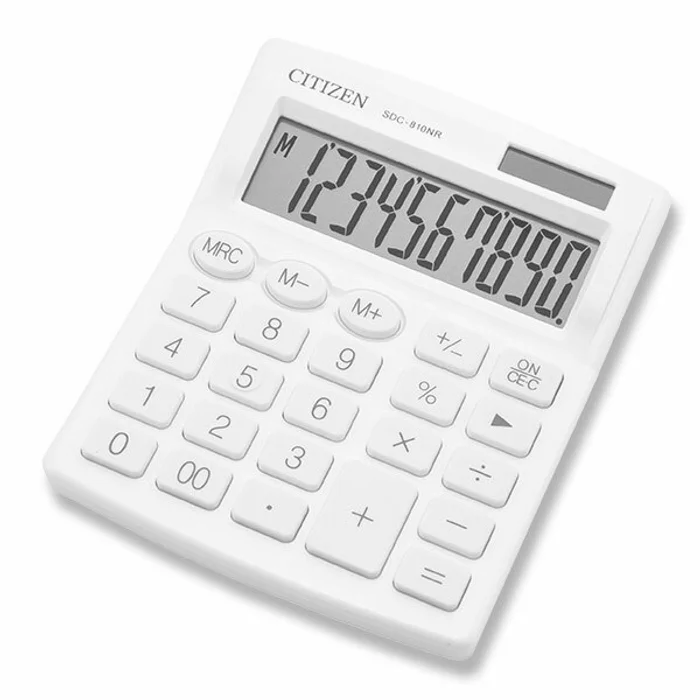 Hauptproduktbild Stolní kalkulátor Citizen SDC-810NR bílý