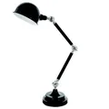 Tischlampe, 40 W, "Lasora", schwarz, Chrom, EGLO