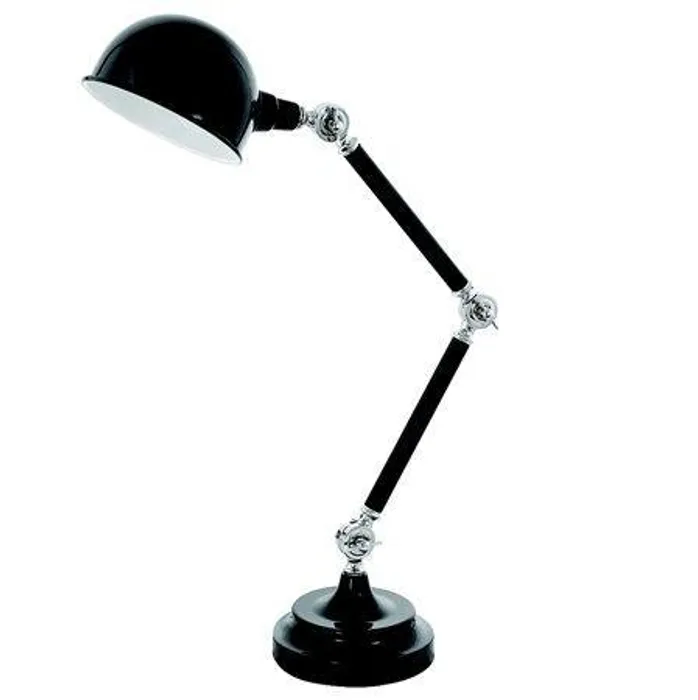 Hauptproduktbild Stolní lampa, 40 W, "Lasora", černá, chrom, EGLO