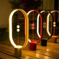 Heng Balance Ellipse Tischlampe, schwarz, 5V/1A, warmweiß, USB, mit Schalter