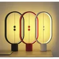 Weiteres Produktbild Heng Balance Ellipse Tischlampe, schwarz, 5V/1A, warmweiß, USB, mit Schalter
