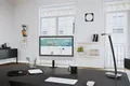 Tischleuchte Ledtouch, silber, LED, 6W, ALBA