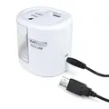 Weiteres Produktbild Tischspitzer "PS12-USB", weiß, 2 Löcher, Akku/USB, RAPESCO