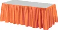 Tischskirting PREMIUM 4 m x 72 cm apricot [1 Stück]