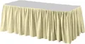 Tischskirting (PAP-Airlaid) PREMIUM champagner 72cm x 4m [1 St.]