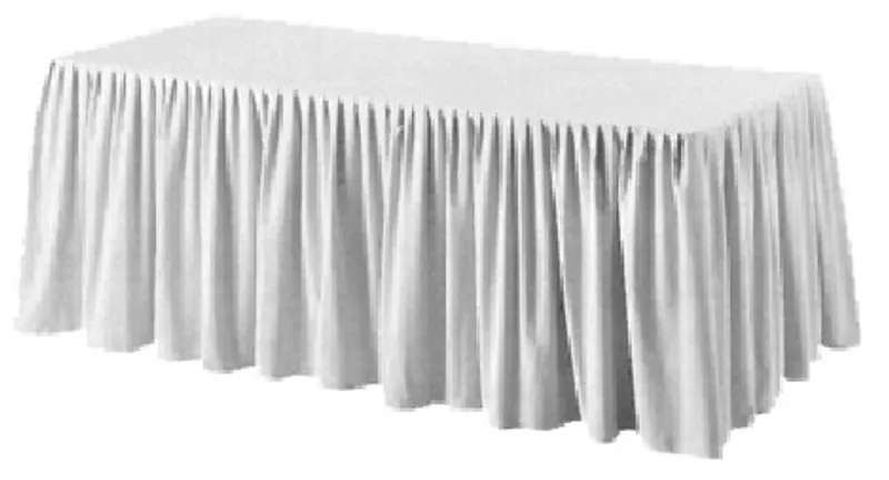 Hauptproduktbild Stolová sukýnka PREMIUM 4 m x 72 cm bílá [1 ks]