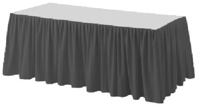 Hauptproduktbild Stolová sukýnka PREMIUM 4 m x 72 cm tmavě zelená [1 ks]