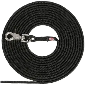 Suchblei rund, Auslaufkarabiner, schwarz S-L: 5 m/o 6 mm