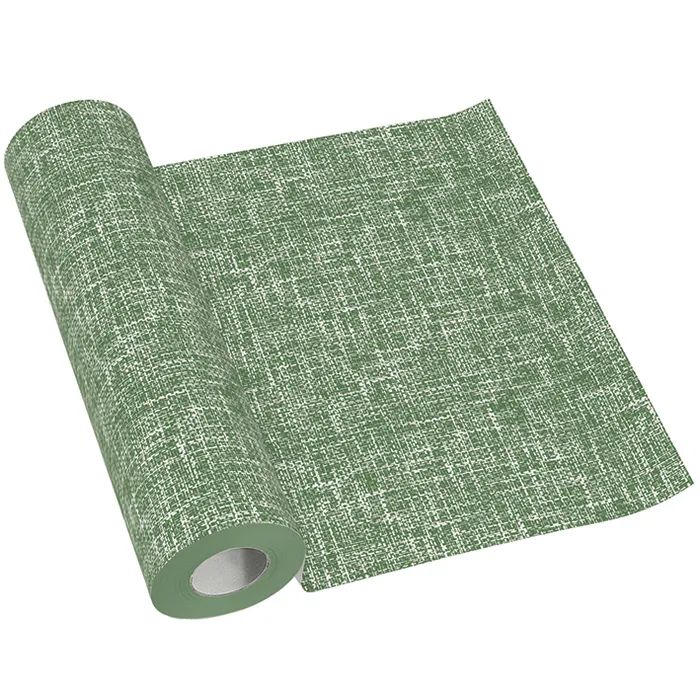 Hauptproduktbild Středový pás PAW AIRLAID 40cm x 24m Linen Structure green