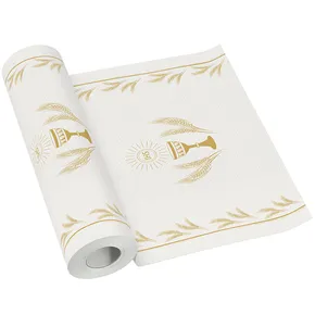 Mittelgürtel PAW AIRLAID 40cm x 24m My First Communion Gold