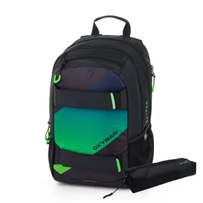 Schülerrucksack + Tasche OXY Sport Ombre Boy