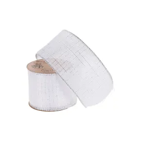 Dekoband, Breite 63 mm - Silber [1 Stk]